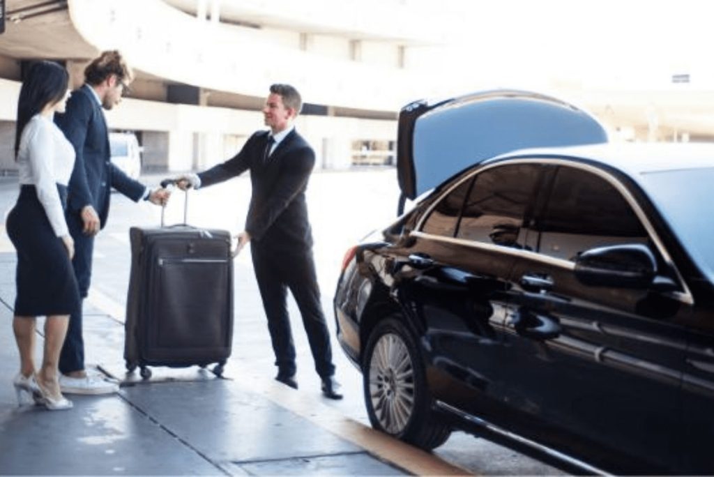 bride and groom luxury transport punta cana
